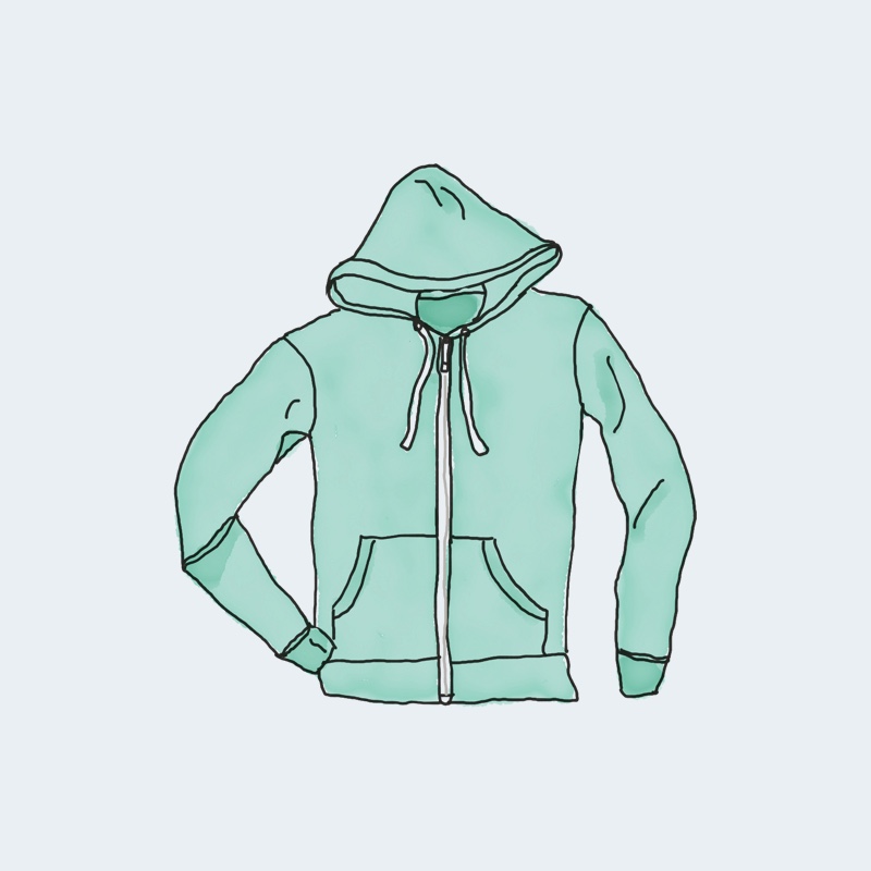 Hoodie with Zipper - изображение 1